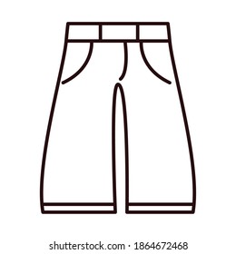 Pants Strap Men Clothes Vector Illustration Stock Vector (Royalty Free ...
