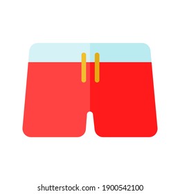 Pants Summer Icon Illustration Vektorgrafik isoliert. Geeignet für Webdesign, Logo, App und Benutzeroberfläche.