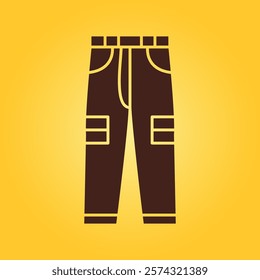 Pants trendy creative beautiful abstract vector illustration colorful useful design.eps