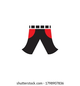 pants vector design ilustration icon templat
