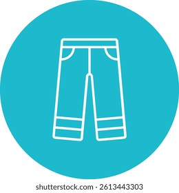 Pants vector icon. Can be used for printing, mobile and web applications.