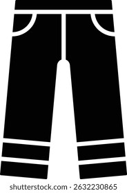 Pants vector icon. Can be used for printing, mobile and web applications.
