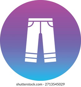 Icono de Vector de pantalones. Se puede utilizar para aplicaciones de impresión, móviles y de Web.