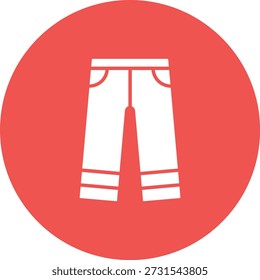 Icono de Vector de pantalones. Se puede utilizar para aplicaciones de impresión, móviles y de Web.