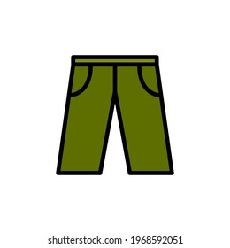 Pants Vector Icon Conceptual Illustration Design eps10