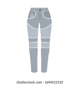 Icono vectorial de las jarras.Icono vectorial de caricatura aislado en pantalones de fondo blanco.