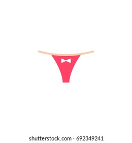 Panty Icon Vector Isolated