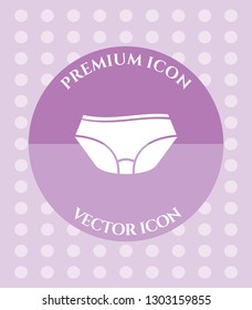 Panty Icon for Web. Application, Software & Graphic Design.
