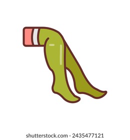 Pantyhose Diet  icon in vector. Logotype

