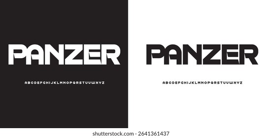 Panzer  Elegant Modern beauty font alphabet logo. Typography beautiful minimal elegant sans fonts fashion wedding vintage retro logos. vector illustration