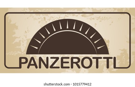 Panzerotti with mozzarella and tomato - vector