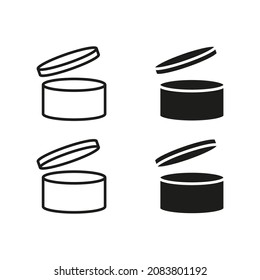 Pao sign vector icon. Preriod after opening package symbol. Cream best before pao logo. Cosmetic life date isolated on white background.