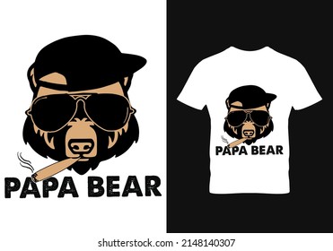 PAPA BEAR T-SHIRT DESIGN DESIGN