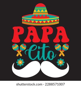 Papa Cito T-shirt Design Vector File