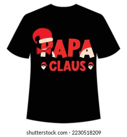 Papa claus Happy Halloween shirt print template, Pumpkin Fall Witches Halloween Costume shirt design