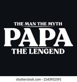 Papa Shirt Fathers Day Grandpa T-Shirt