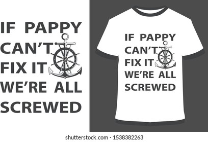 papa t-shirt design - Vector graphic, typographic poster, vintage, label, badge, logo, icon or t-shirt