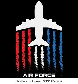 Papa USA flag veterans air force t-shirt design