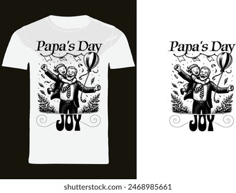 Papa's Day t-shirt design for gift