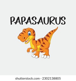 Papasaurus Dino Shirt For Dad Fathers Day Dinosaur Gift Papa