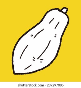 papaya doodle