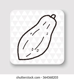 papaya doodle