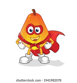 papaya heroes vector. cartoon character
