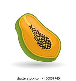 papaya icon design 