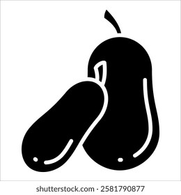 Papaya Icon Element For Design