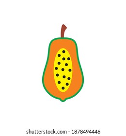 papaya icon symbol sign vector