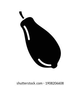 Papaya icon vector on trendy design.