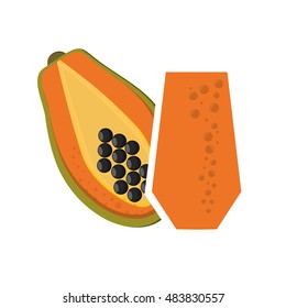 papaya and juice  icon 