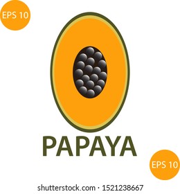 Papaya Logo is a simple logo, compatible for any company.
