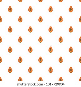 Papaya pattern seamless in flat style for any design