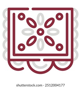 Papel Picado Symbol für Web, App, Infografik usw