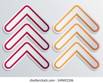 Paper 3d arrows 