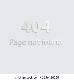 paper 404 error icon. page not found