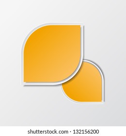 Paper abstract 3D vector design background