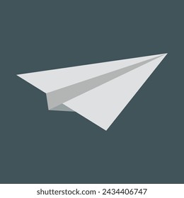 paper aircraft, airplane origami set illustration vector design. Realistic handmade paper planes collection. Vector illustration. Eps file 135. 