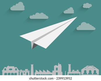 Paper airplane 