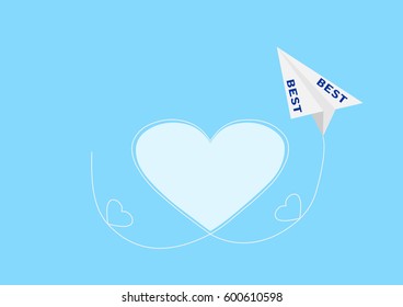 Paper airplane advertising
