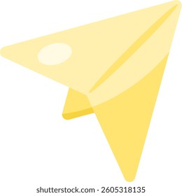 Paper Airplane Contact Us - icon illustration flat