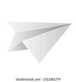 paper airplane flat 