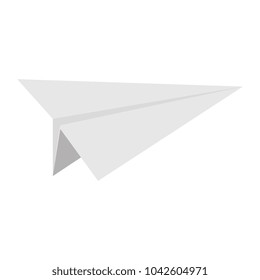 paper airplane flying icon