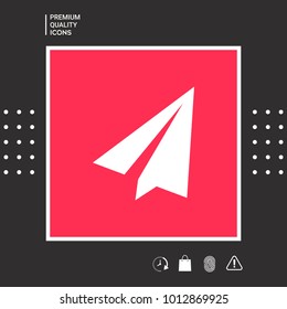 Paper airplane icon