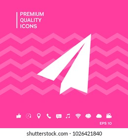 Paper airplane icon