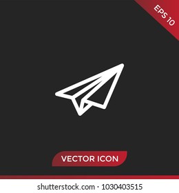 Paper airplane icon