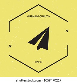 Paper airplane icon