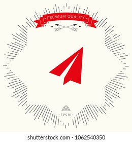 Paper airplane icon