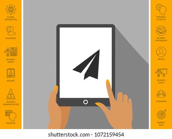 Paper airplane icon
